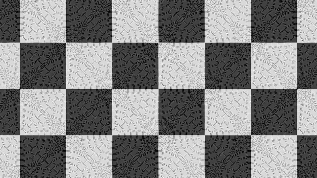 Concrete floor tiles installation - main image