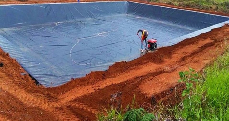 Damsheet installation - main image