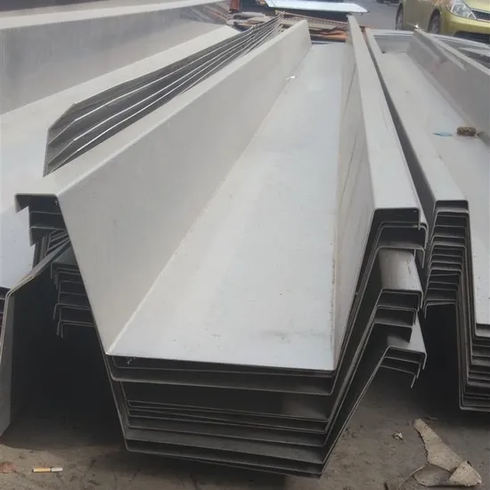 Metallic gutter - main image
