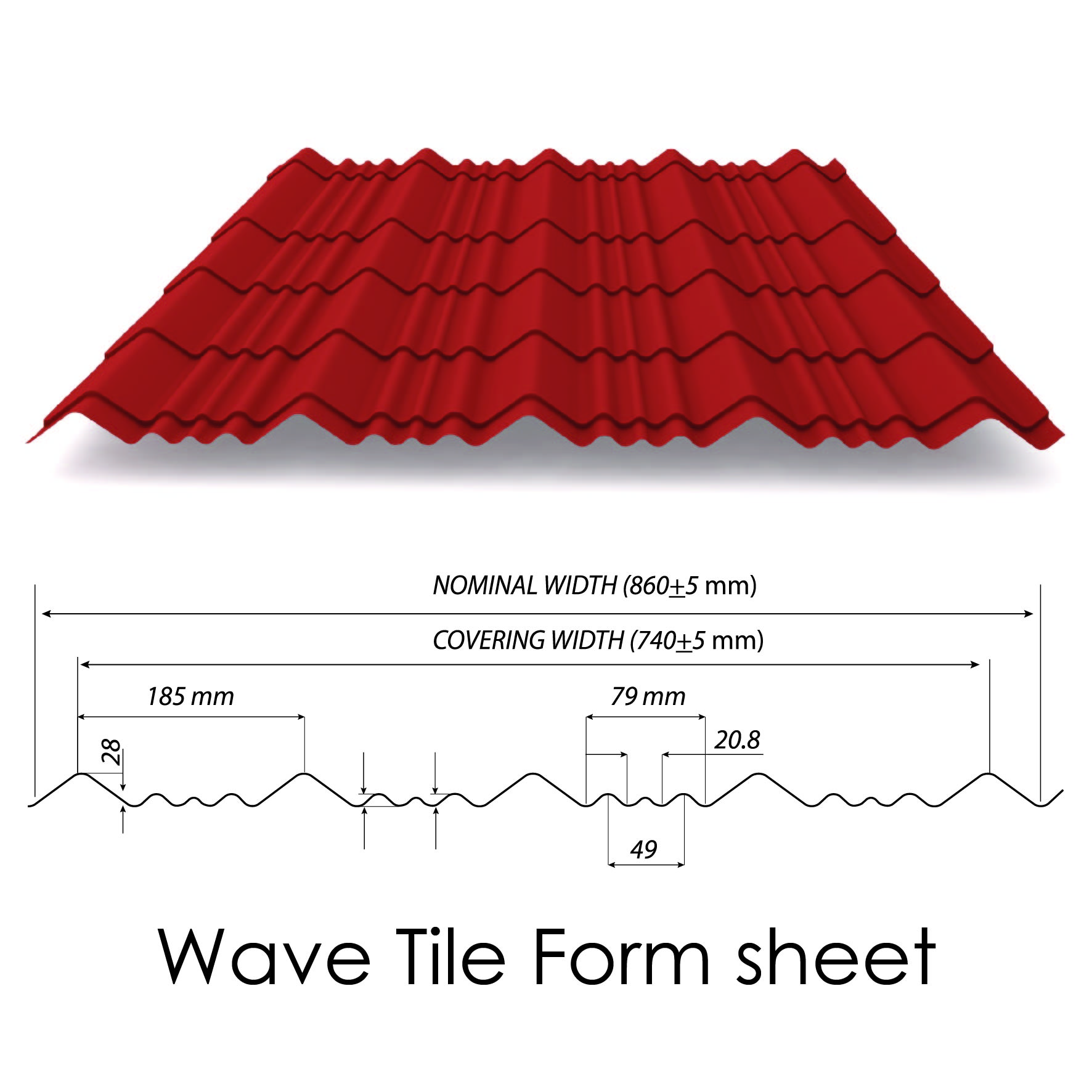 Wave tileform Sheets - image 2